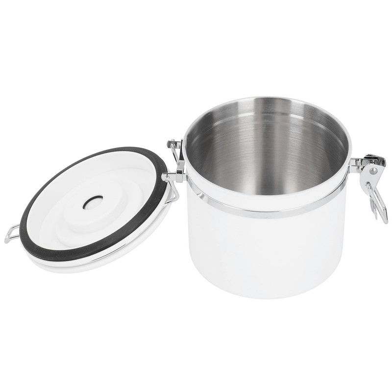Stainless Steel Sealed Canister Coffee Flour Sugar Container Storage Jar