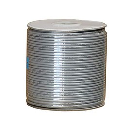 Cable Leader 1000ft Silver Satin Modular Cable Reel (28 AWG, 6-Conductor)