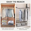 YJINGRUI Pull Down Closet Rod, 120° Pull-down Wardrobe Hanger with