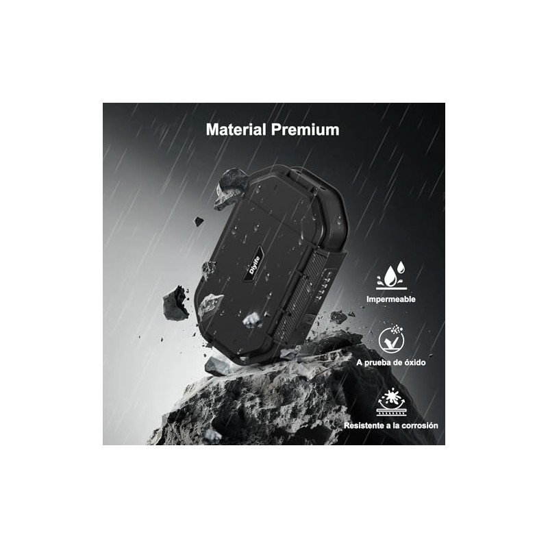 Diyife Caja Fuerte Portátil Impermeable IP68, Código 4 Dígitos