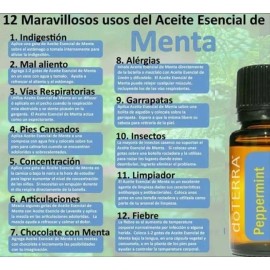 Doterra Aceite Esencial Menta Doterra 15ml Digestion/energía +regalo