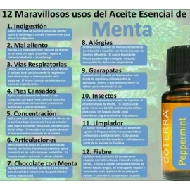 Doterra Aceite Esencial Menta Doterra 15ml Digestion/energía +regalo