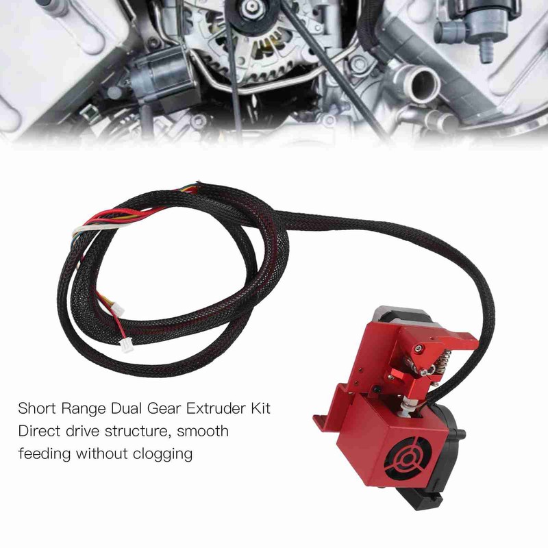 24V 3D Printer Extruder Kit Short Range Dual Gear Direct