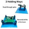Magnetic PCB Holder Kit with 4 Fixing Posts and 3.93″