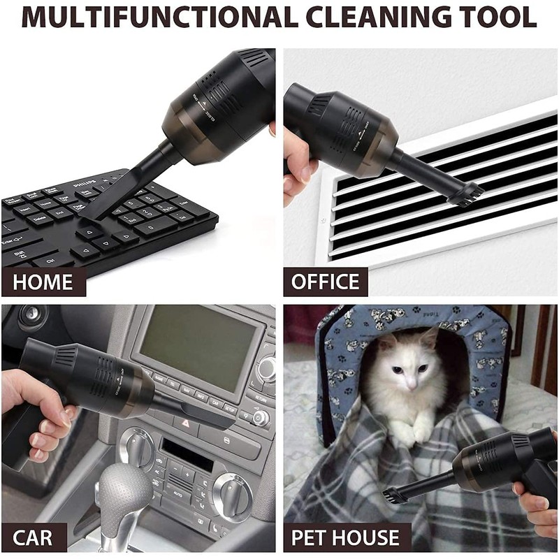 Honlibey New Cordless Mini Computer Vacuum, Portable Vacuum Cleaner Keyboard