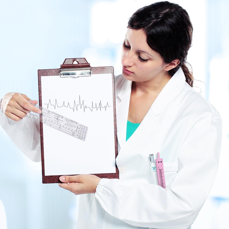 Tondiamo 2 Sets EKG Calipers and EKG Ruler Combination Set