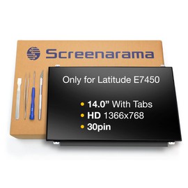SCREENARAMA New Screen Replacement for Dell Latitude E7450, HD 1366x768, Matte, LCD LED Display with Tools