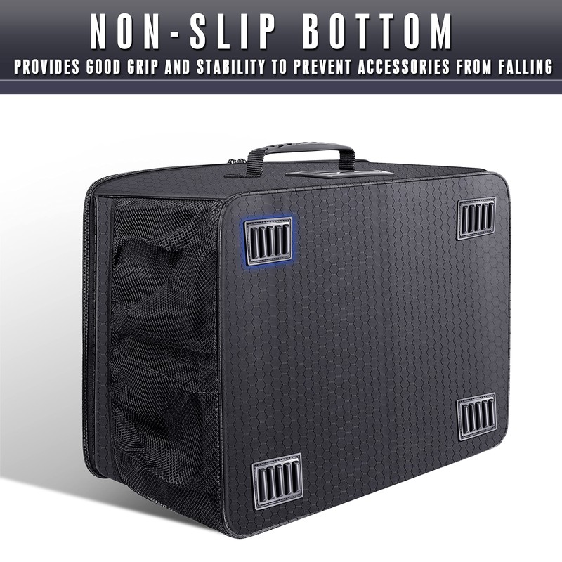 Champkey Golf Trunk Organizer Storage-Portable and Foldable Golf Travel Storage