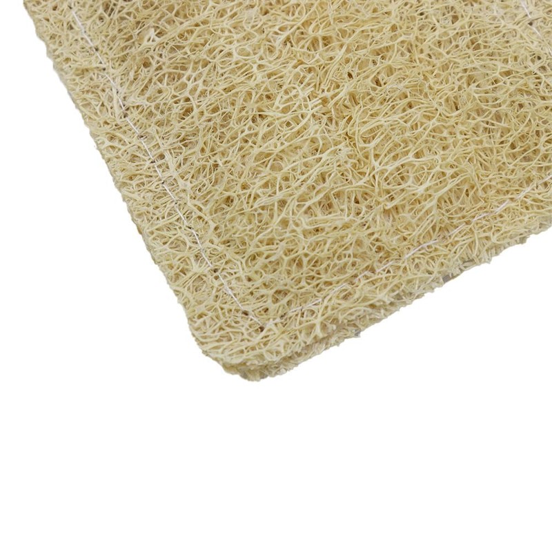 5pcs Natural Eco Dishwasher Sponges，Sustainable Plastic Free & Biodegradable Loofah