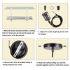 Sevenpers Ceiling Pendant Light Fitting, E27 Vintage Pendant Set in