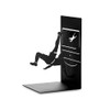 Balvi Bicycle Kick Bookend Black for Your Books on Shelf