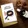 Funny Pun Iron Anniversary Card, Humorous 6 Year Wedding Anniversary