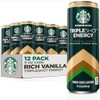 Starbucks Tripleshot Coffee Energy Drink, Rich Vanilla, 11 fl oz