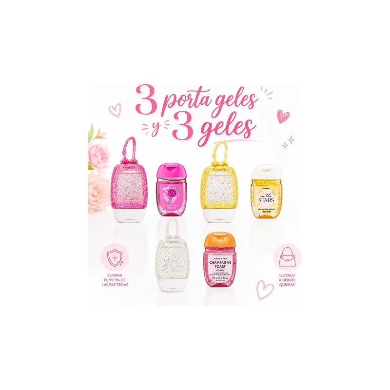 Bath And Body Works Set De 3 Portagel + 3