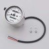 Daytona 15635 Motorbike Mechanical Speedometer, Stainless Steel Body/White Panel/White LED,