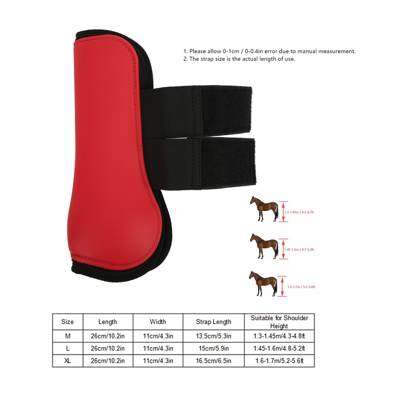 1 Pair Horse Tendon Boots Soft Prevent Slipping Easy to