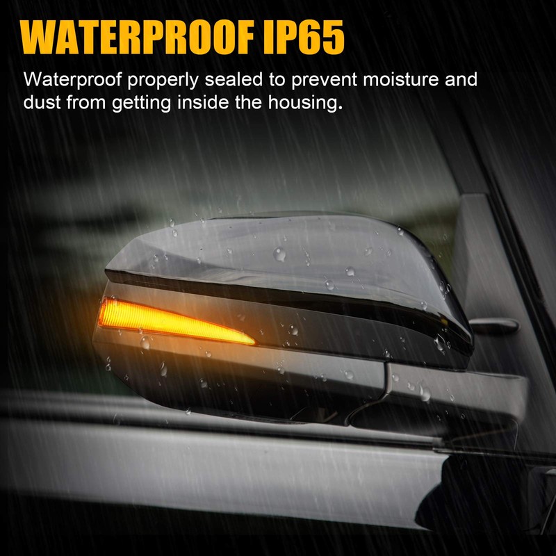 SUPAREE LED Side Mirror Turn Signal Lights, Sequential Dynamic Indicator