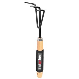 KOTARBAU® Mini Cultivator 90 mm Working Width Flower Claw Flower Rake Cultivator for Loosening the Soil Weeding Cultivator for Weeds Garden Tool for Garden Care Small Rubber Hand Cultivator Garden