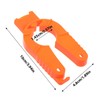 Plastic Bottle Cap Opener,2 Pack Water Bottle Opener,Orange Soda Can