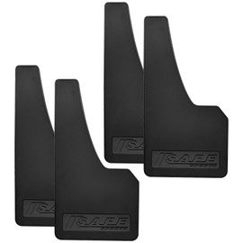 QUYDDC 4 Pcs Universal Black Soft Rubber Mud Flaps - Prevent Mud Splashes, Enhance Appearance, Easy Install, Waterproof & Scratch Resistant - Ideal for Sedan SUV and Urban/Suburban Cars -Safe