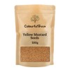 Yellow Mustard Seeds 500g by Colourful Trees