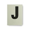 Dovetails Vintage Big Letter J Stencil 120 mm Tall Modern