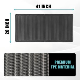 BestEvMod for Rivian R1S All Weather Trunk Mat Protection Accessories, 3D Cargo Liner TPE Material Compatible with Rivian R1S 2022 2023 2024 2025Interior Accessories