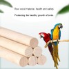 Perches for Birds, Parrot Wooden Platform, Swings with Swing Bell,