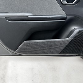 4PCS Car Door Anti Kick Pad Covers Compatible with Kia K4 2025 Accessories, Heavy Duty Scratch Guard, Shock Absorption, Effortless Install (Wood Grain)