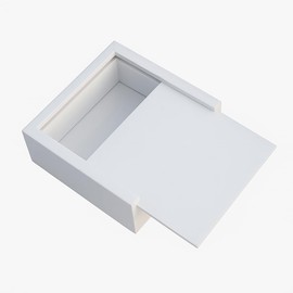 LONMAIX White Painted Wooden Jewelry Gift Box for Keepsake Storage, Gift Packaging Present Case