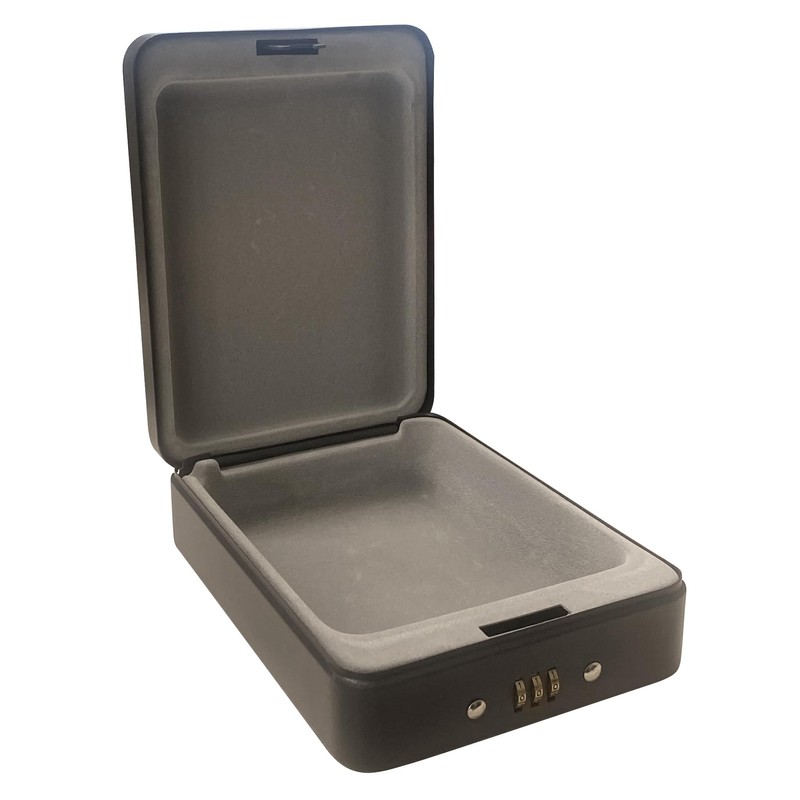 Arregui C9427 Security Box with Cable for fixing, Black