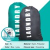 2 Pack Upgrade Extra Large Travel Laundry Bag with Drawstring，24"
