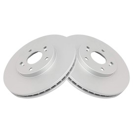 TRQ Front Brake Rotors Set Vented Premium G-Coated Compatible with 2001-2003 Acura CL 2001-2006 MDX 1999-2008 TL 2004-2014 TSX 2003-2012 Honda Accord 1999-2004 Odyssey 2003-2008 Pilot