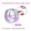 Pack of 50 Empty Cream Jars 5 ml Transparent Travel