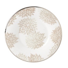 Lenox Floral Patina Saucer, 1 Count, White