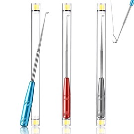 Quick Fish Hook Remover Tool 3 Set Fishhook Easy Removal Detacher for Fishing Accessories Stainless Steel Fish Hook Disconnect Extractor Device Gadgets Kit