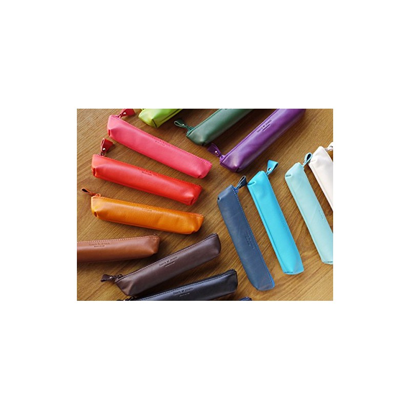 [ Slip-On] ペンケース スリップオン ノワール ペンケースシリーズ 革 NSL-1204 ターコイズブルー