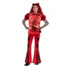 keaiyouhuo Red Hallowen Costume for Girl Rise Red Princess Party