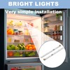 Pack of 4 LED Light Strips for Rongsheng/Hisense Refrigerator, Light