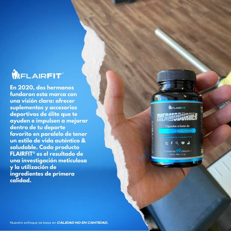 Flairfit Potenciador Thermoburner L-carnitina 60 Caps Sfn Sin Sabor