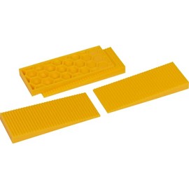 Roughneck ROU36040 Laminate & Wood Flooring Spacers - Pack Of 48, Yellow, 78mm x 30mm x 2-8mm