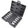 DPTOOL 3/8-inch Drive Metric Box End Torque Adapter Set, 12