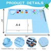 Silicone Painting Mat,20"X16"Large Silicone Art mat, Art Mat with Cup,