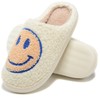 Smile Face Slippers for Women Men Warm Non-Slip Comfortable Home