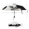 Rnivry Husky Dog Umbrella Windproof Compact Travel Umbrellas Automatic Open/Close