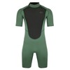 Typhoon Mens Storm3 3/2mm Shorty Wetsuit - Black Green -