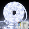 echosari 150 LED Strip Lights Battery Operated 16.4Ft Waterproof Strip