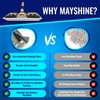 MAYSHINE Microfiber Hardwood Floor Wet and Dry Dust Mop w/