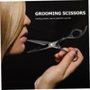 Beavorty 2pcs Professional Barber Scissors Non Slip Hair Cutting Shears
