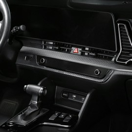 YOUTOOCAR Center Console Dash Panel Cover Trim Compatible with Kia Sportage 2023-2026 Accessories (Carbon Fiber Pattern)